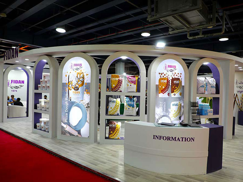 Construction and implementation of the booth in the confectionery and chocolate exhibition