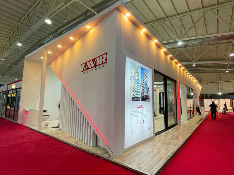 Construction and implementation of the booth in the construction industry exhibition