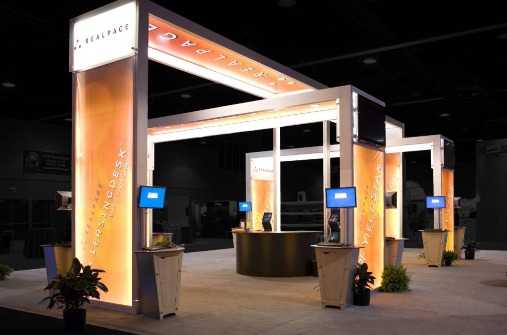 Exhibition stand lighting ideas and methods