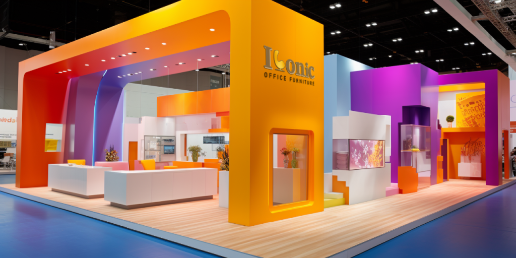Commercial exhibitions stand building
